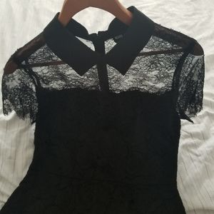 Karl lagerfeld see thru dress